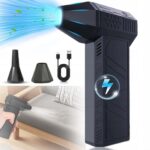Dmuchuś AD8 elektrinis dulkių pūstuvas kompiuterio valymui – 130 000 aps./min., 200 W, 4000 mAh, Air Duster