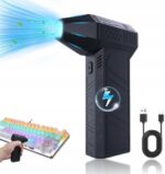 X3 belaidis mini oro pūstuvas elektronikai ir automobiliui – 130 000 aps./min., 200 W, 8000 mAh, kompiuterio valymui