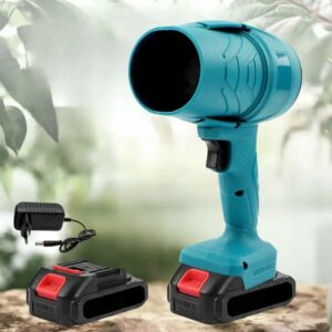 Akumuliatorinė oro pūstuvė lapams ir valymui – 35 000 aps./min., 400 W, 1300 mAh, su 2 akumuliatoriais