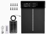 Automatinės vištidės durys su 2000 mAh saulės baterija