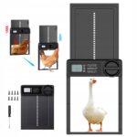 Automatinės vištidės durys su LED ekranu atsparios vandeniui