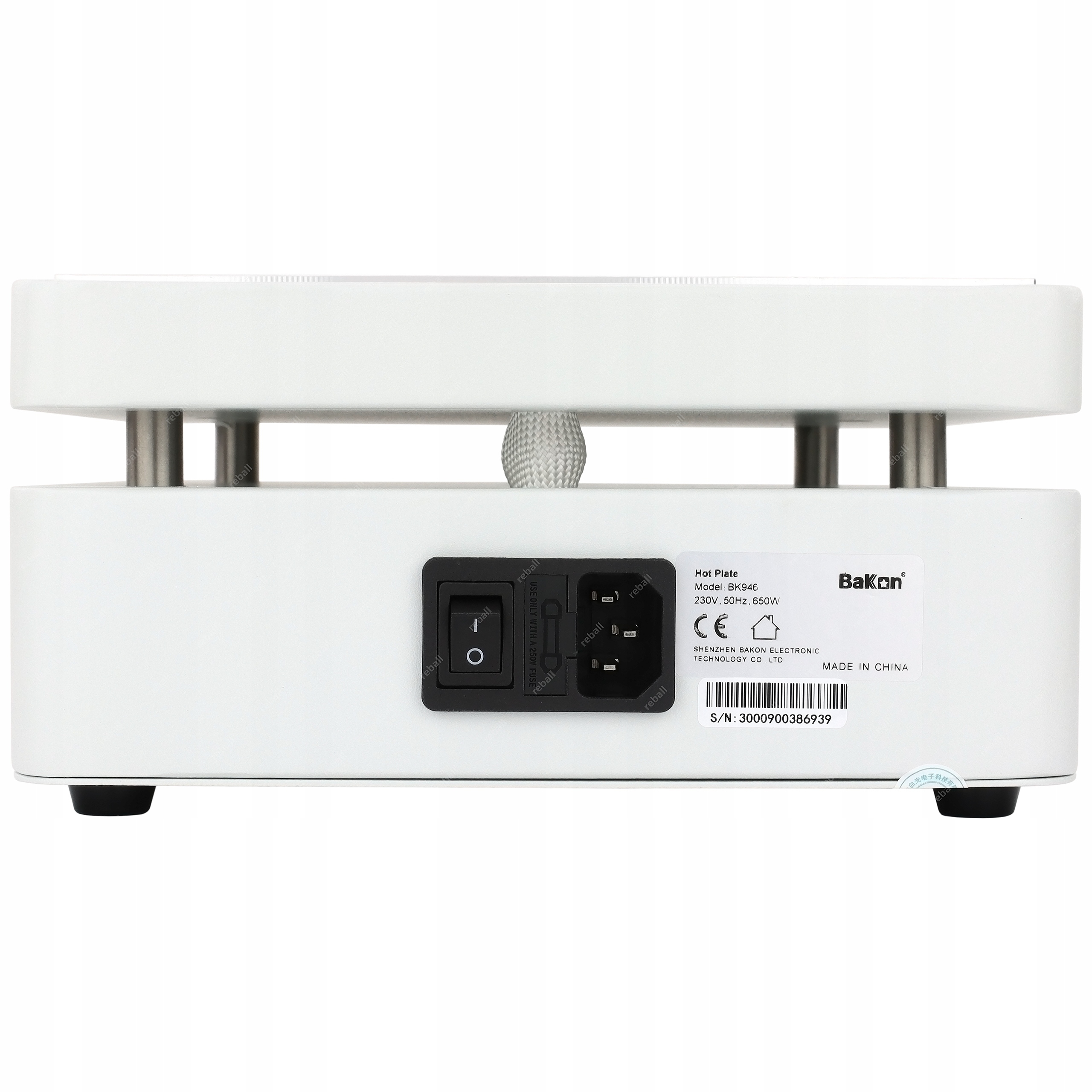 Bakon BK946 LCD ir PCB/BGA kaitinimo plokštė 650 W, 50–350 °C