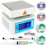 Bakon BK946S 450 W PCBBGA kaitinimo rinkinys su Amtech RMA223UV ir lydmetaliu belsilt Bakon BK946S 450 W PCBBGA kaitinimo rinkinys su Amtech RMA 223 UV ir lydmetaliu