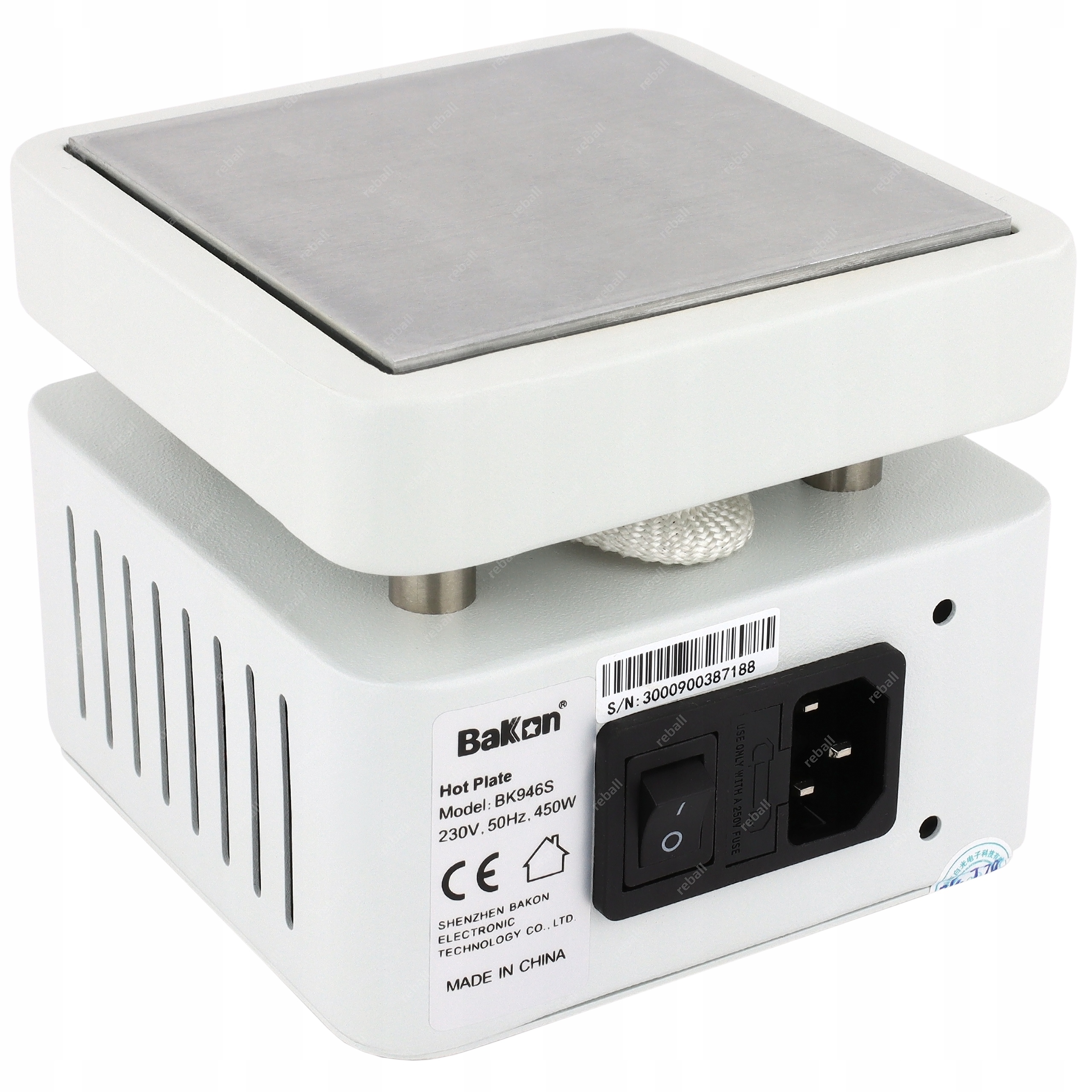 Bakon BK946S 450 W PCBBGA kaitinimo rinkinys su Amtech RMA223UV ir lydmetaliu belsilt Bakon BK946S 450 W PCBBGA kaitinimo rinkinys su Amtech RMA 223 UV ir lydmetaliu