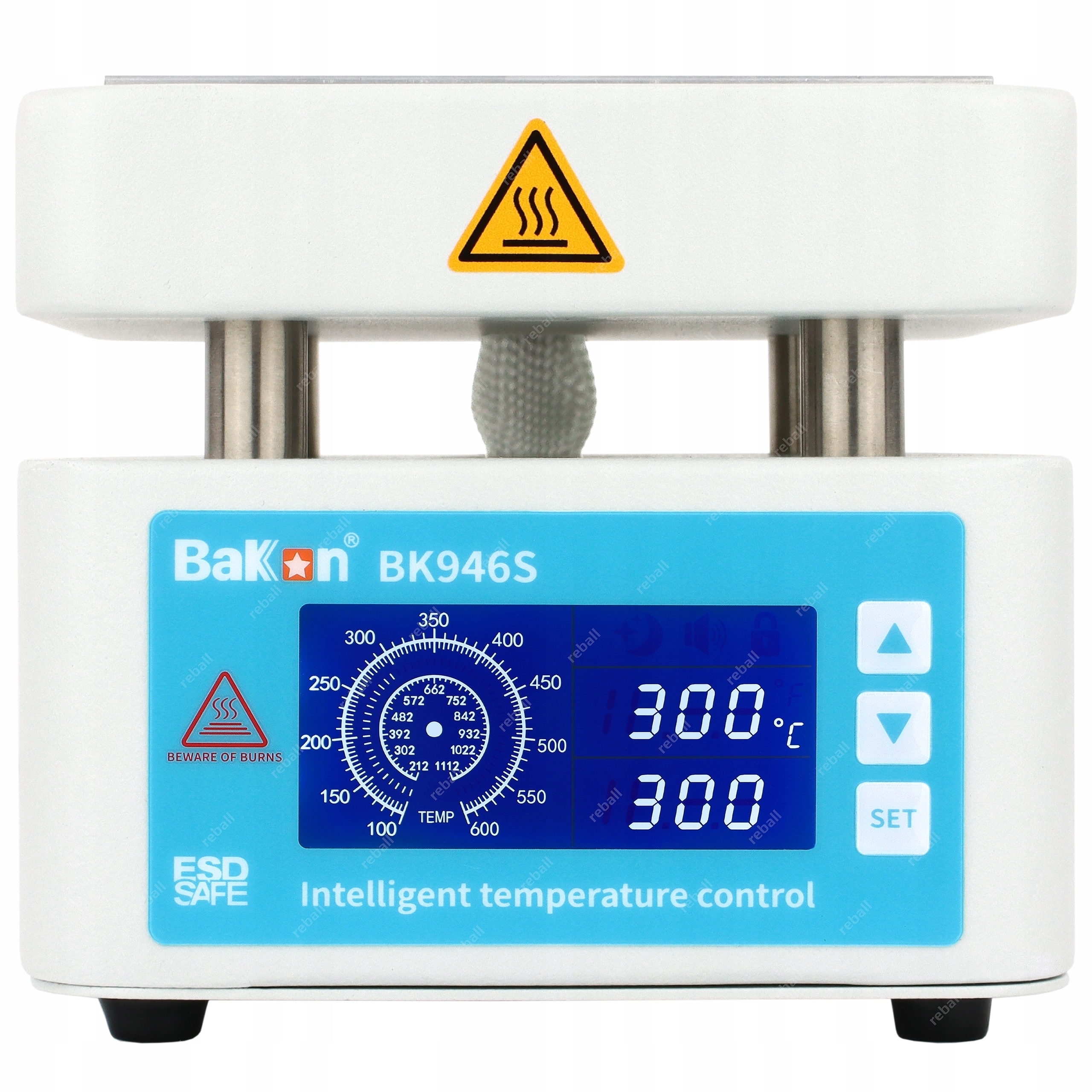 Bakon BK946S LCD ir PCB/BGA kaitinimo plokštė 450 W, 50–400 °C