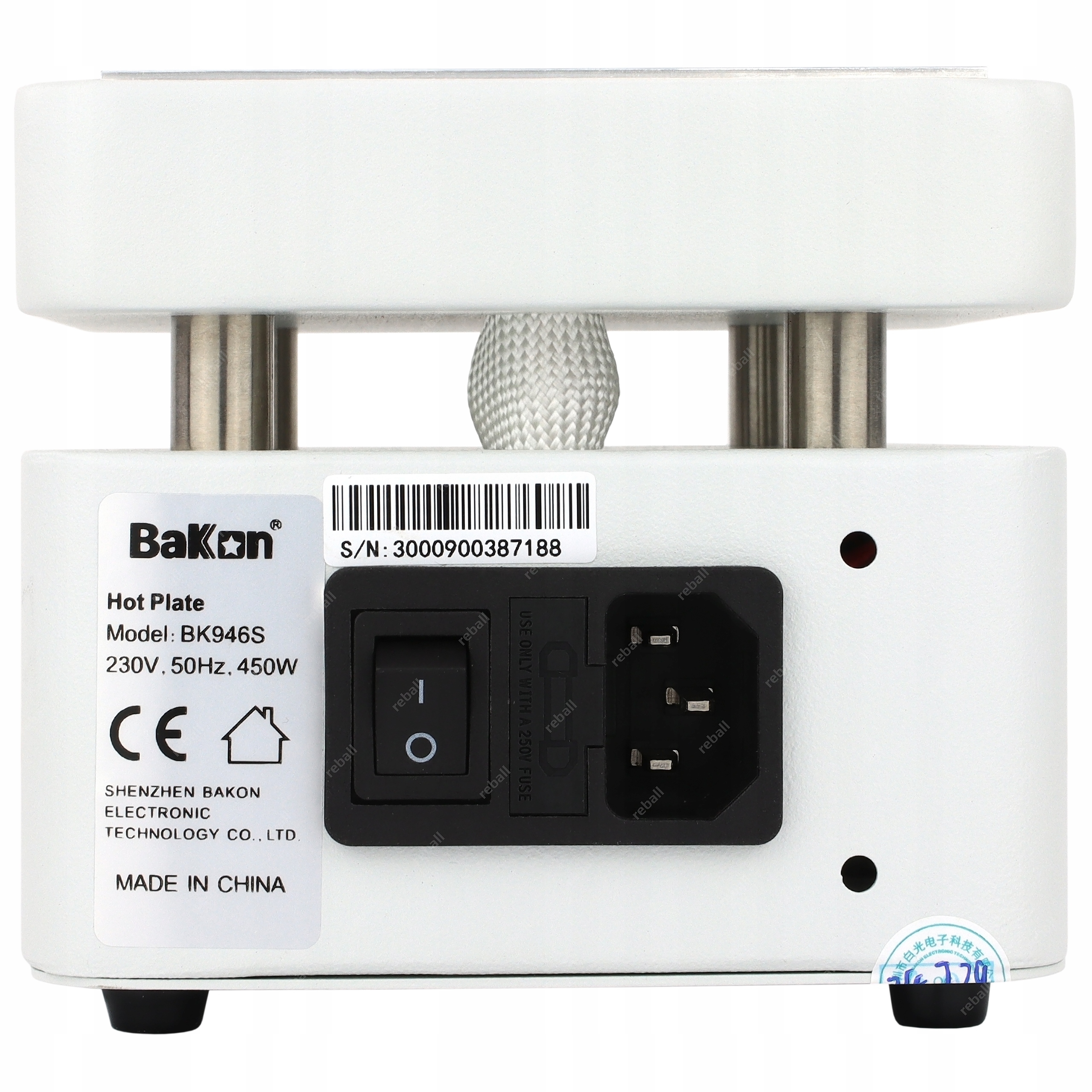 Bakon BK946S LCD ir PCB/BGA kaitinimo plokštė 450 W, 50–400 °C