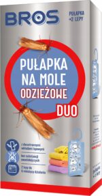 Bros Duo gaudyklė drabužinėms kandims su 2 lipniais įdėklais