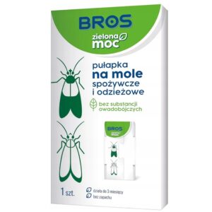 Bros Zielona Moc 2in1 bekvapė gaudyklė maistinėms ir drabužinėms kandims, 1 vnt.