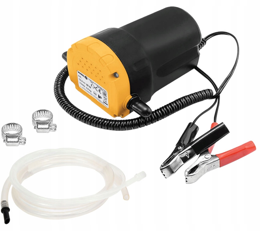 Vorel elektrinė alyvos išsiurbimo pompa 12 V 80 W, 3 l/min, su žarnomis