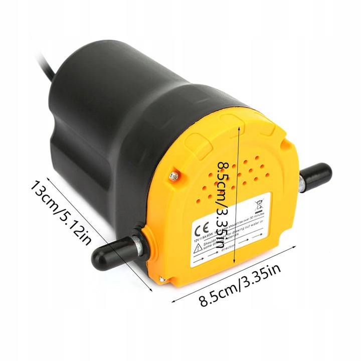 Amio alyvos ir dyzelino išsiurbimo pompa 12 V 60 W 5 A