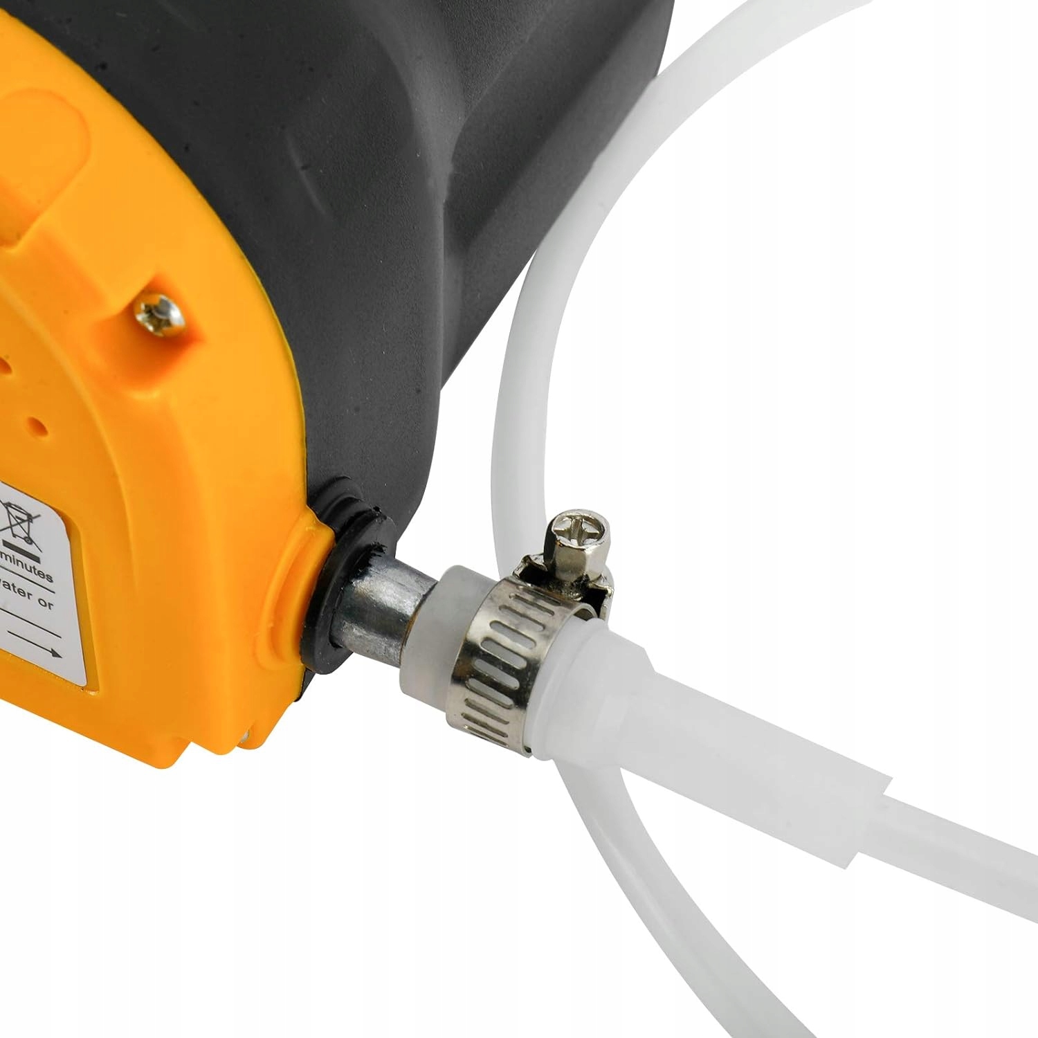 Alyvos ir dyzelino išsiurbimo pompa 12 V 60 W, 5/1 l/min, geltona