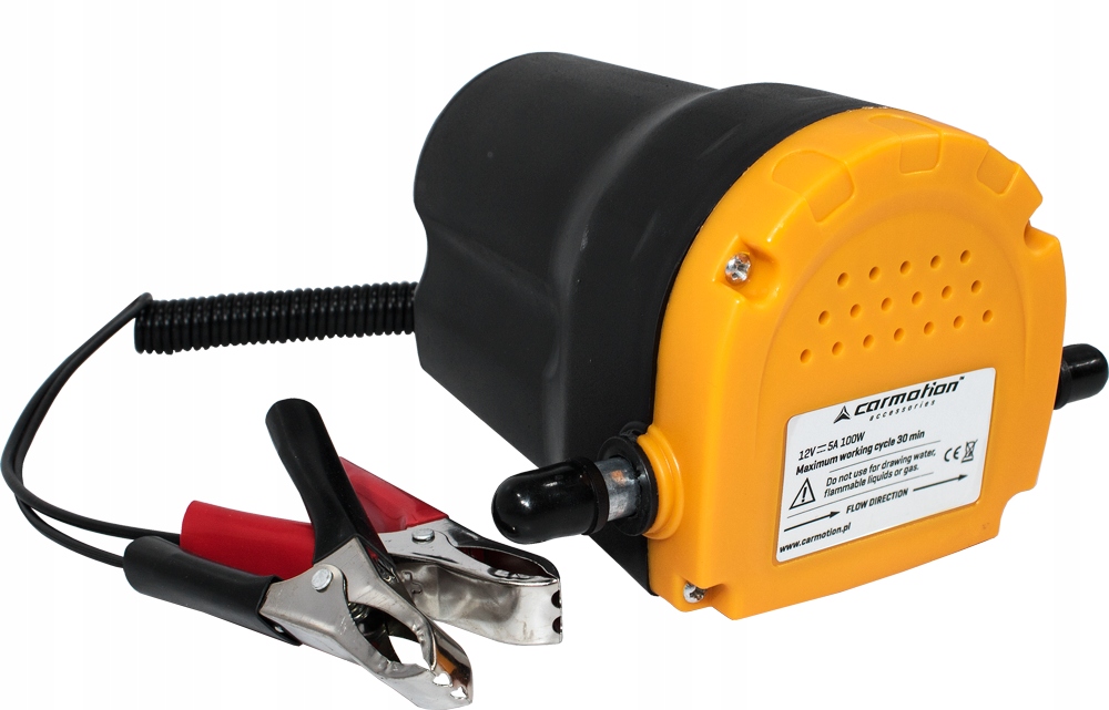 Alyvos išsiurbimo pompa 12 V 100 W, iki 4 l/min dyzelinui ir variklio alyvai