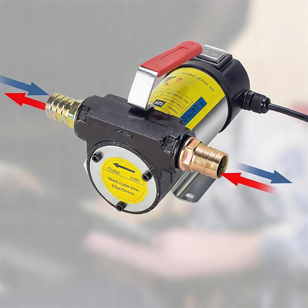 Didelio našumo dyzelino ir alyvos pompa 12 V 175 W, 45 l/min, reversinė