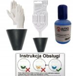 CO₂ galvutės tarpinės testerio komplektas, 25 testai, 50 ml