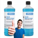 Draco Solar Wash & Protect saulės panelių plovimo koncentratas, 2 x 1 l