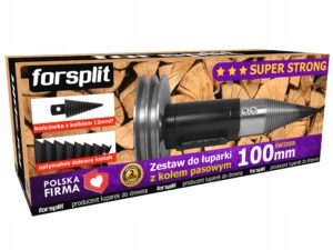 Forsplit ZK3P-100K2 malkų skaldyklės komplektas su 200 mm skriemuliu – nuotrauka 1