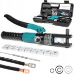 Hidraulinės kabelių antgalių presavimo replės 10 t 470 mm² su lagaminėliu