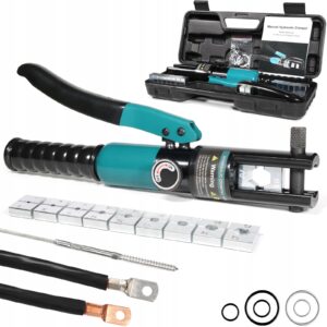 Hidraulinės kabelių antgalių presavimo replės 10 t 470 mm² su lagaminėliu