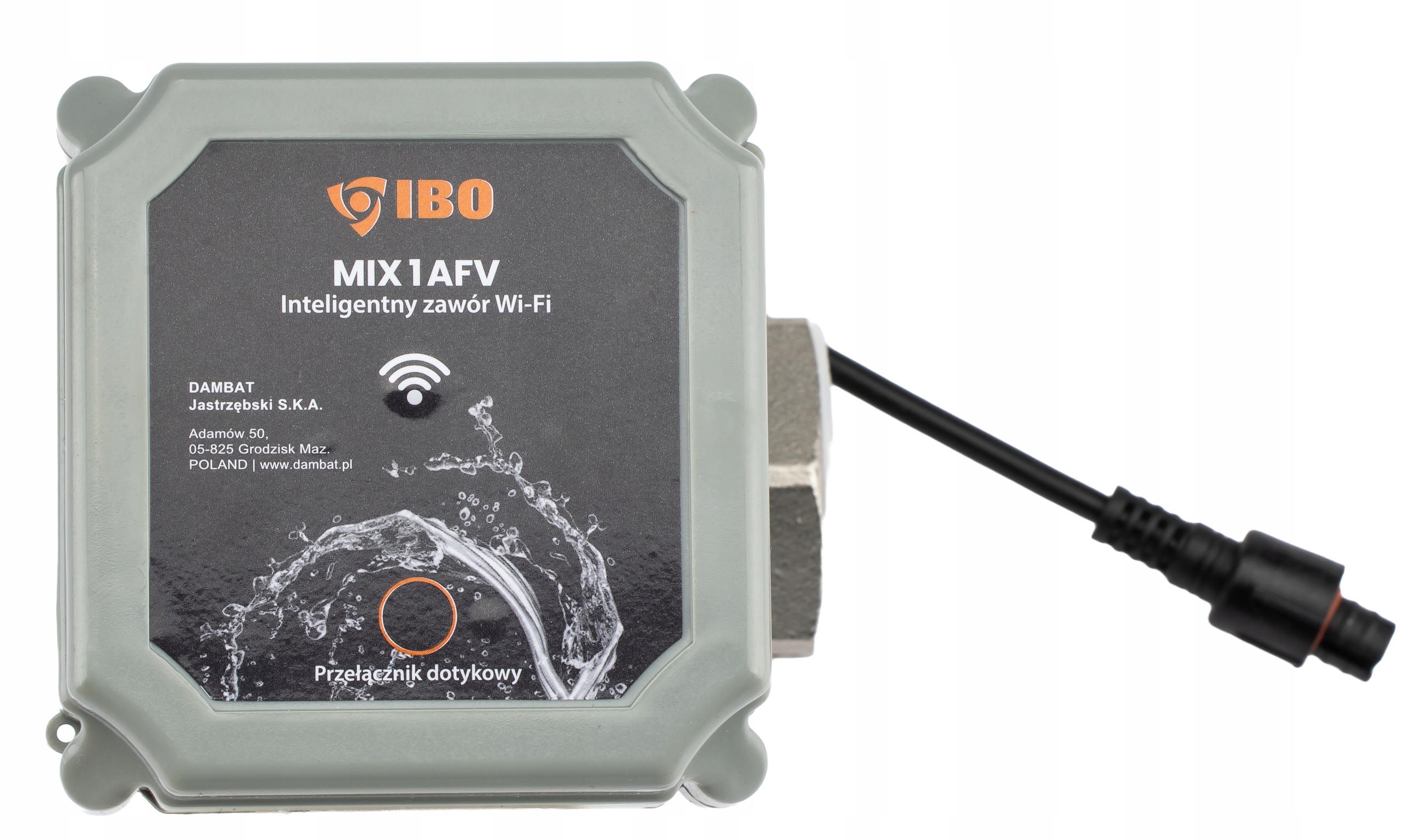 IBO MIX1 AFV DN25 išmanus Wi-Fi vandens vožtuvas su 3 nuotėkio jutikliais – produkto nuotrauka