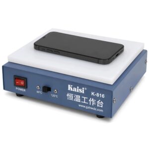 Kaisi K 816 LCD ekranų kaitinimo plokštė ir separatorius 270 W 13 × 18 cm