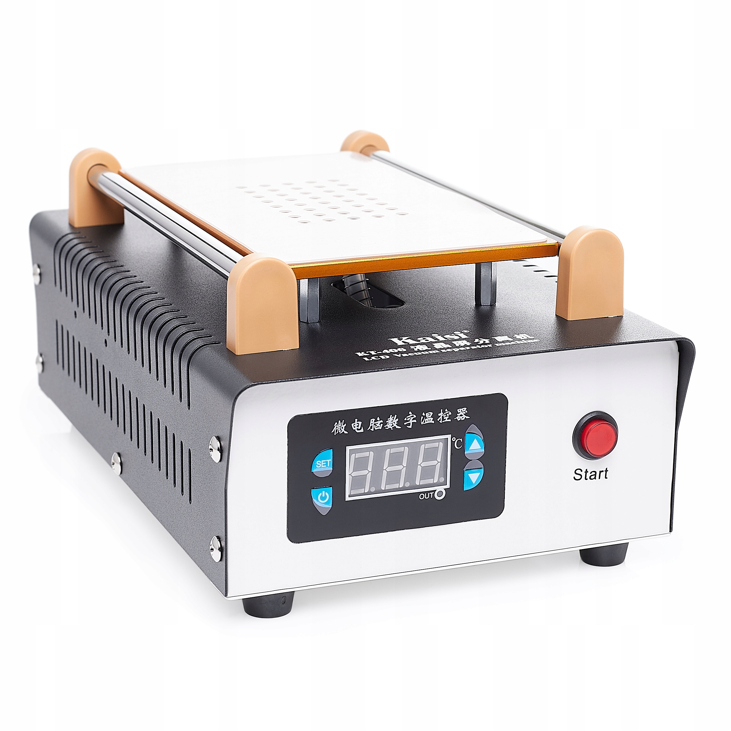 Kaisi KT-406 LCD ekranų kaitinimo plokštė su vakuuminiu siurbimu, 140 W