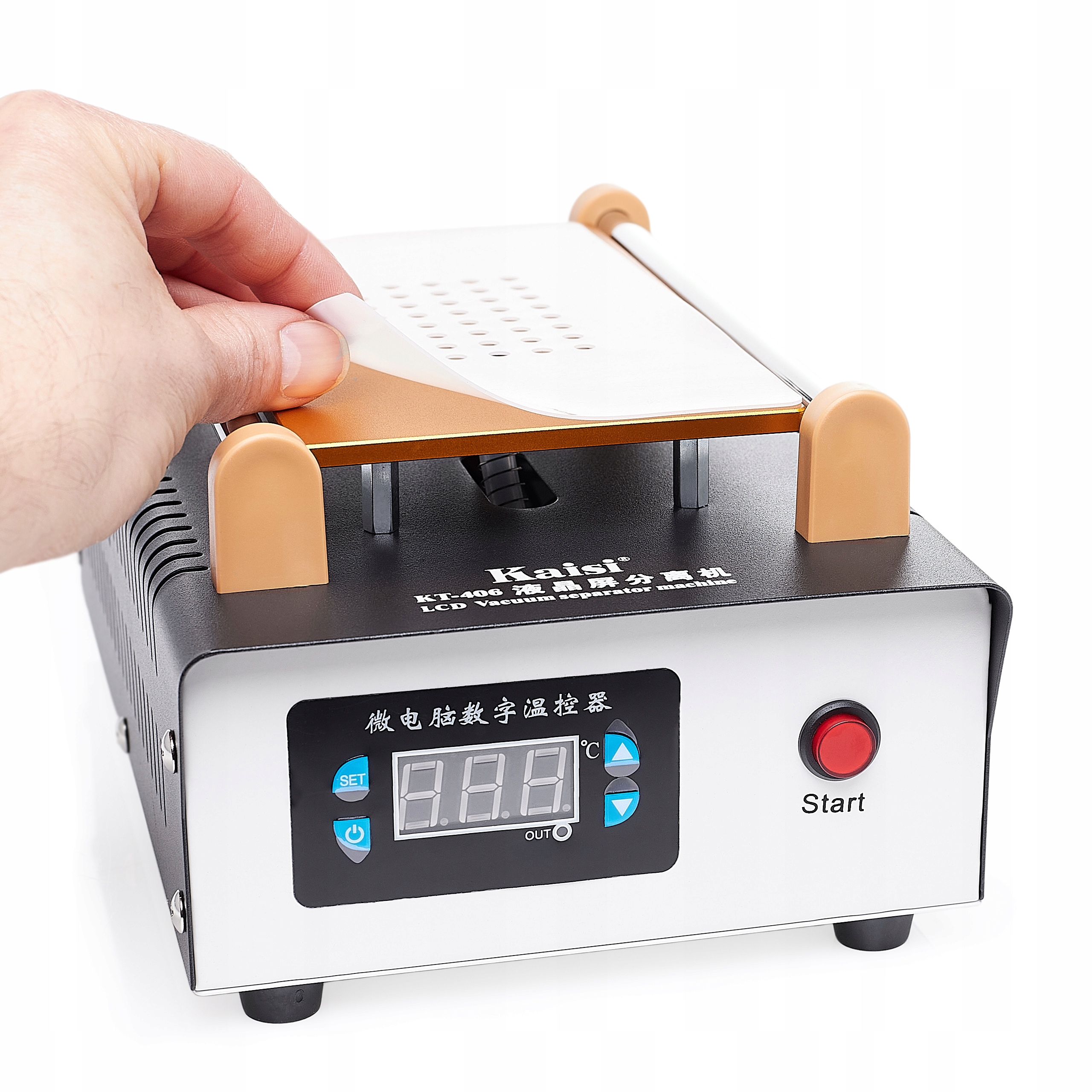 Kaisi KT-406 vakuuminis LCD separatorius su molibdeno viela ir laikikliu, 140 W
