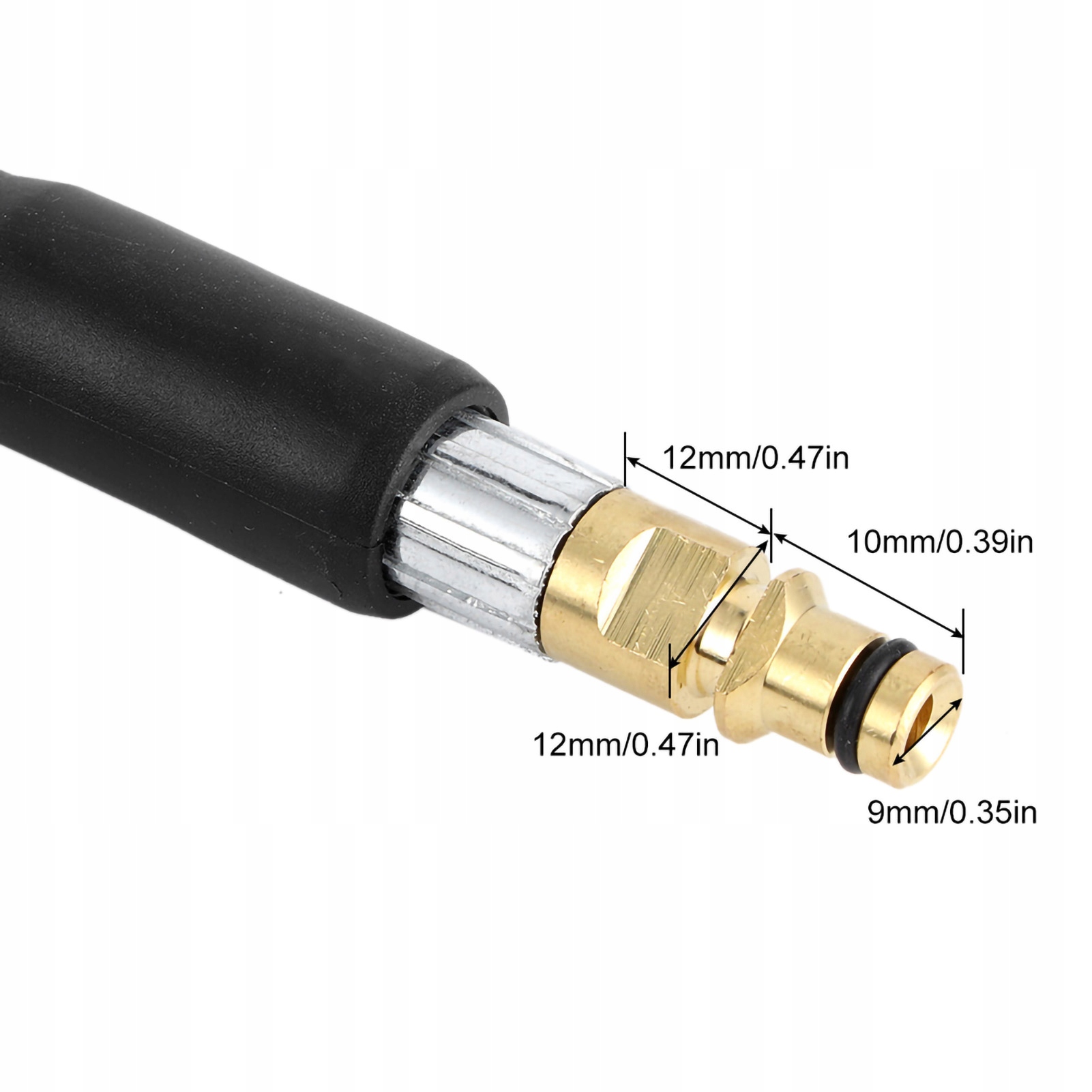Kärcher K2–K5 kanalizacijos valymo žarna 10 m, iki 5800 PSI – produkto nuotrauka 2
