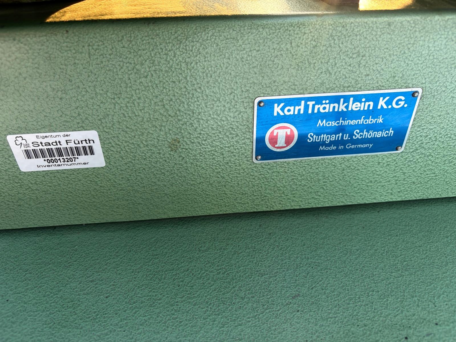 Karl Tränklein KG dviejų darbo vietų knygrišystės ir poligrafijos presas belsilt Karl Tränklein KG dviejų darbo vietų knygrišystės ir poligrafijos presas