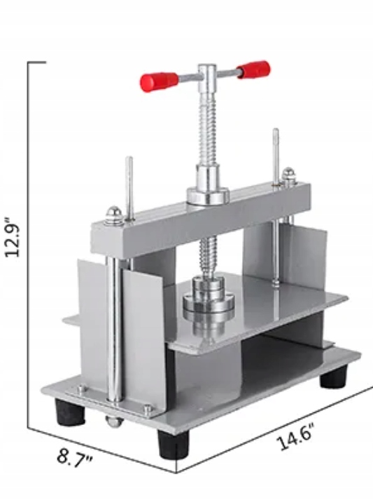 Knygrišio presas A4 popieriui ir knygoms, 305 × 220 mm, 1500 kg – nuotrauka 6