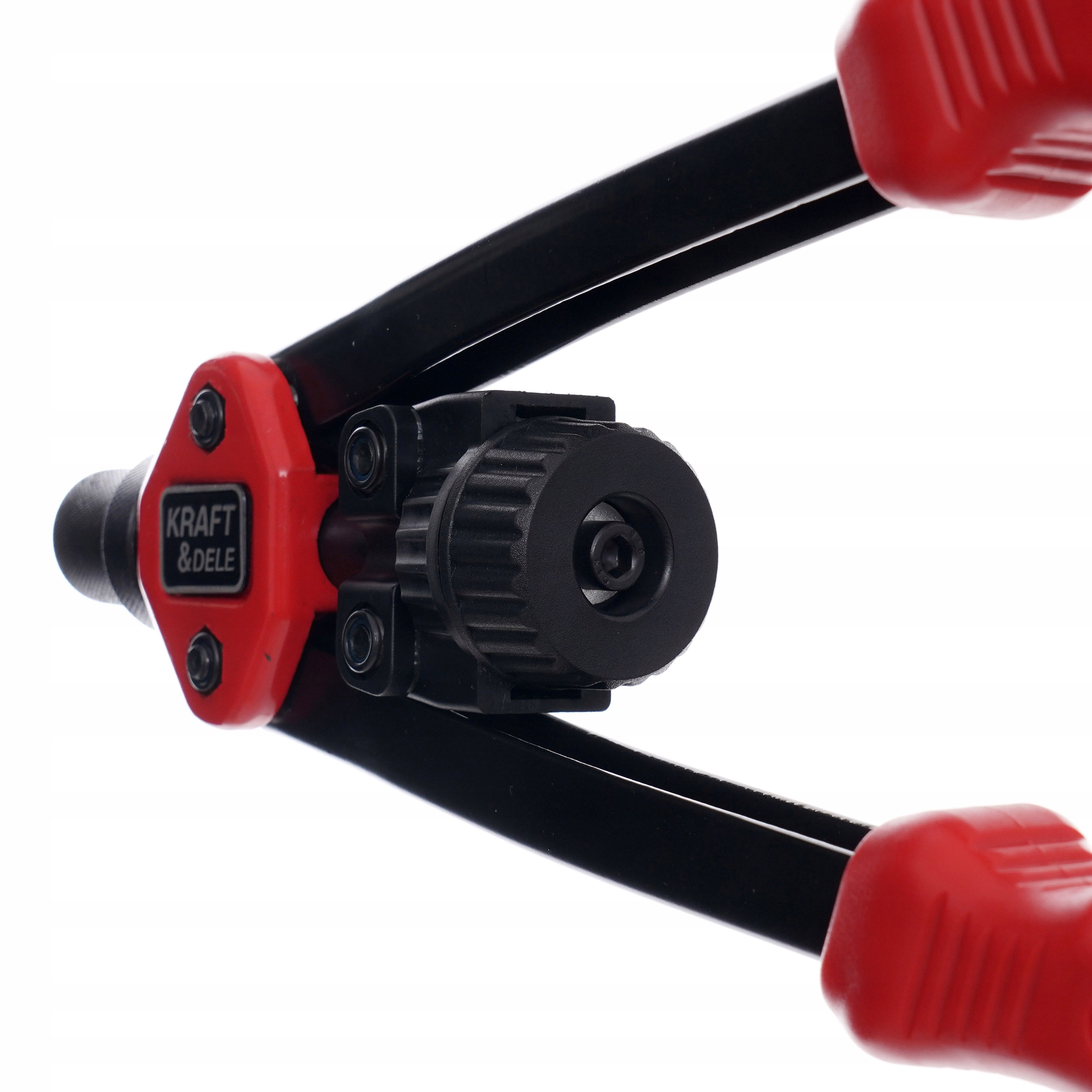 KraftDele KD10556 svirtinis kniediklis veržlėms M3M12 rinkinys belsilt KraftDele KD10556 svirtinis kniediklis veržlėms M3M12 rinkinys