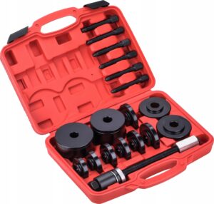 KraftDele KD12517 19 dalių guolių ir įvorių presavimo rinkinys 55591 mm  nuotrauka 1