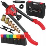 KraftDele KD3514 kniediklis kniedinėms veržlėms M3M12 79 dalių rinkinys su lagaminu belsilt KraftDele KD3514 kniediklis kniedinėms veržlėms M3M12 79 dalių rinkinys su lagaminu