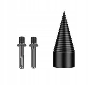 Malkų skaldymo grąžtas 42 mm su HEX ir SDS Plus adapteriais – nuotrauka 1