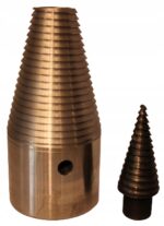 Malkų skaldymo kūgis 100 mm su 28 mm veleno anga – nuotrauka 1