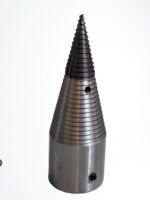 Malkų skaldymo kūgis 80 mm su 38 mm veleno anga ir kaištine viršūne – nuotrauka 1