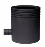 Marley antracito spalvos lietaus vandens surinktuvas su filtru 80–105 mm