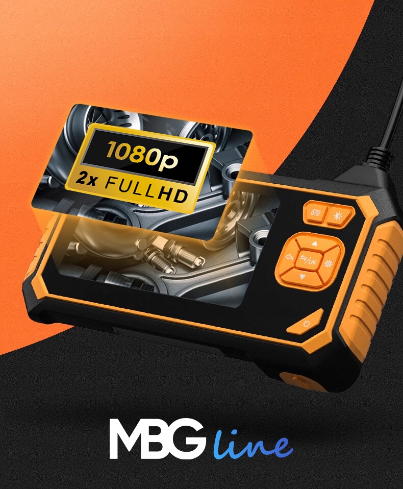 MBG Line 113-B-2 dviejų kamerų endoskopinė kamera, 5 m, 4,3″ Full HD – produkto nuotrauka 5