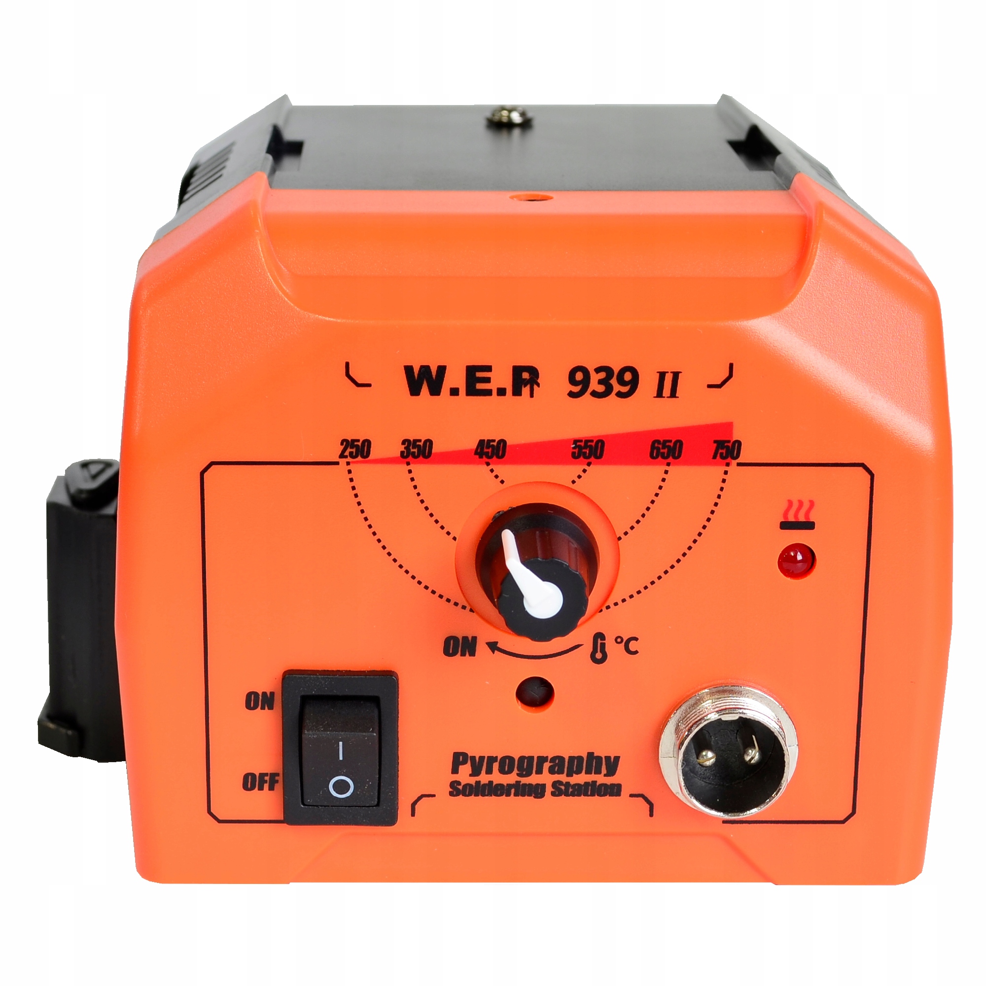 Medienos deginimo stotelė WEP 939-II 30 W, 250–750 °C, 20 antgalių – nuotrauka 3