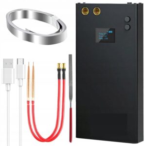 Mini taškinio suvirinimo aparatas 11000 mAh su LCD 18650 elementams