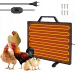 Nerūdijančio plieno šildymo panelė viščiukams 160 W 099 °C