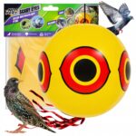 No Pest geltonas balionas paukščiams atbaidyti Scary Eyes, 40–50 cm