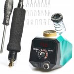 Pirografas Yihua 939D VI 30 W su LCD 250750 °C ir 2 rankenomis