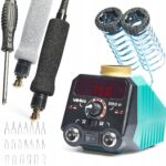 Pirografijos aparatas Yihua 939D VI 30 W LCD 2 rankenos ir 20 antgalių