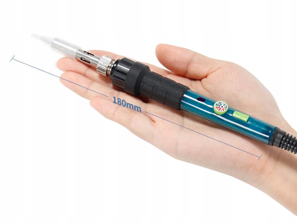 Pirografijos ir litavimo rinkinys WEP 60 W, 220–480 °C, 69 dalių – nuotrauka 8