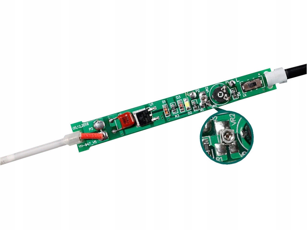 Pirografijos ir litavimo rinkinys WEP 60 W, 220–480 °C, 69 dalių – nuotrauka 11