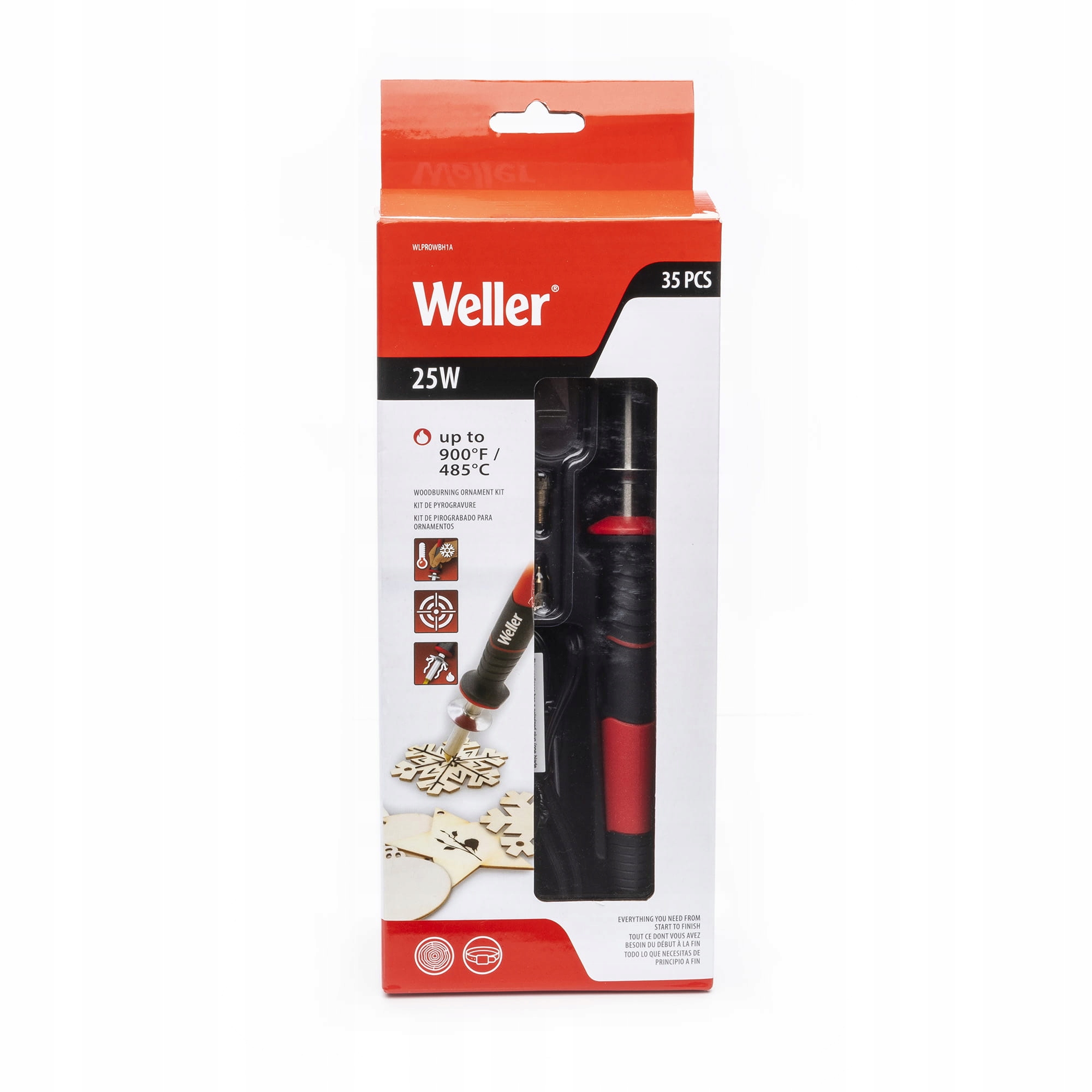 Pirografijos rinkinys Weller WLIWBK2523C 25 W iki 430 °C belsilt Pirografijos rinkinys Weller WLIWBK2523C 25 W iki 430 °C