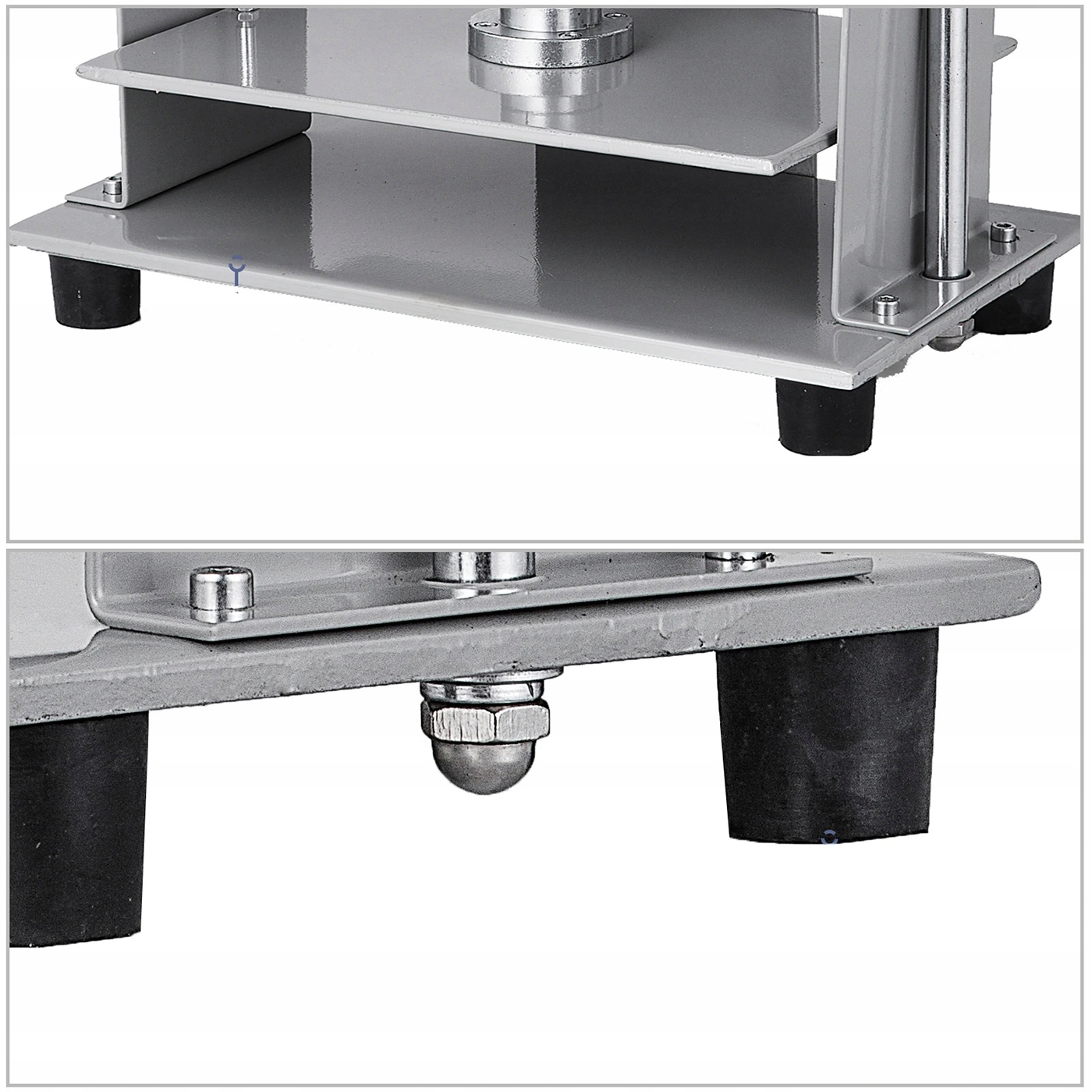 Plieninis rankinis knygų presas A4, 1500 kg, 305 × 220 mm, iki 15 cm – nuotrauka 3