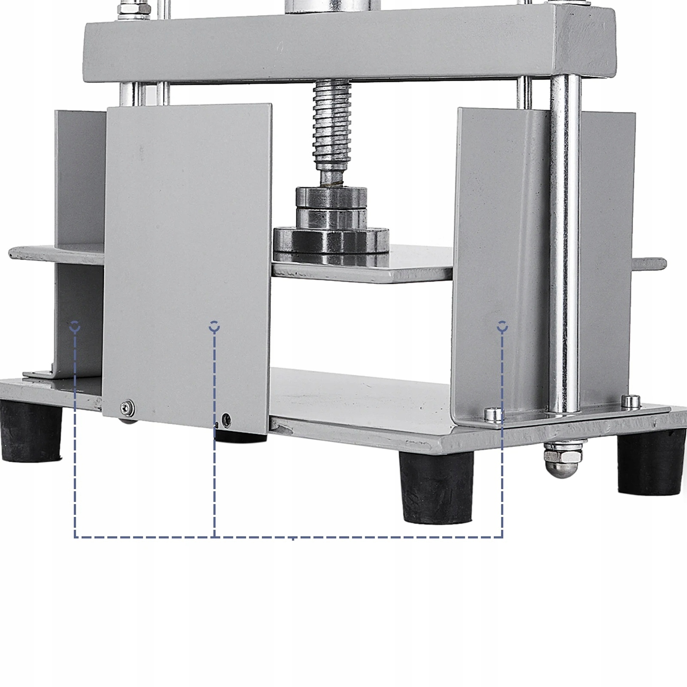 Plieninis rankinis knygų presas A4, 1500 kg, 305 × 220 mm, iki 15 cm – nuotrauka 4
