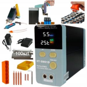 Profesionalus taškinio suvirinimo aparatas 145 kW 18650 baterijoms