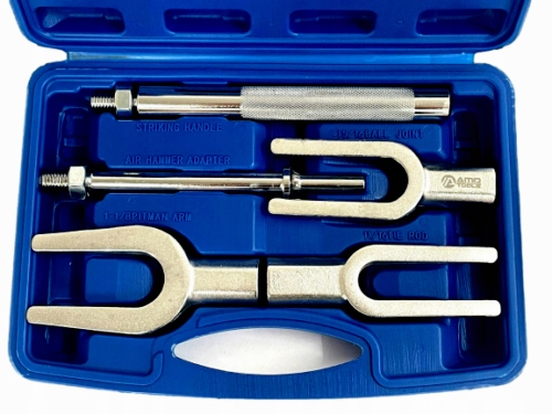 Šakinių šarnyrų ir vairo traukių išmušimo įrankių rinkinys AMD Tools